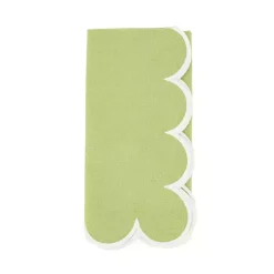 Kirklands Home Scalloped Edge Napkins, Set of 4 Green Hot