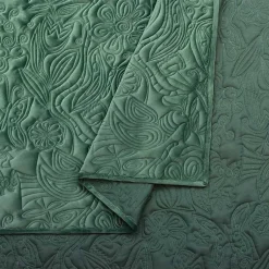 Kirklands Home Secret Garden 3-pc. Full/Queen Quilt Set Green Clearance