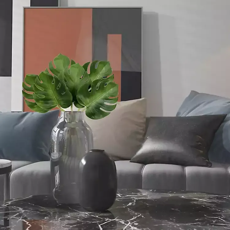 Stems & Bouquets>Kirklands Home Split Philodendron Leaf Bundles, Set of 2 Green
