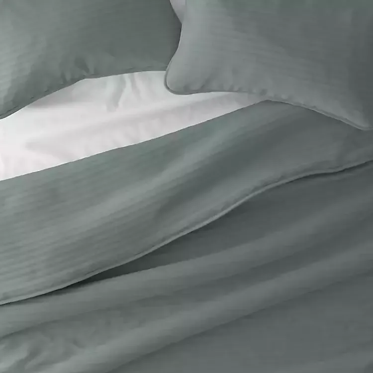 Kirklands Home Stitched Stripes 2-pc. Twin Quilt Set Green Hot