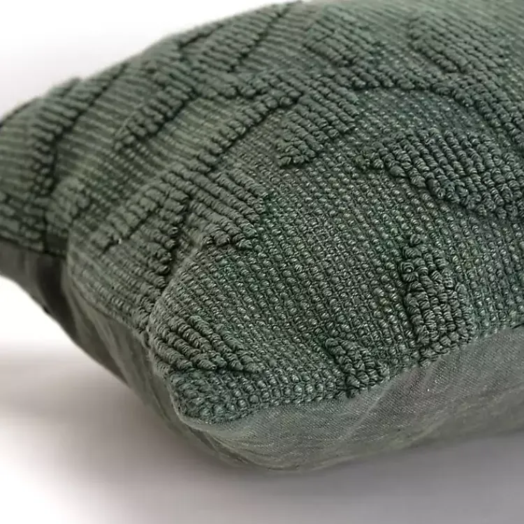 Pillows>Kirklands Home Stonewash Botanical Pillow Green