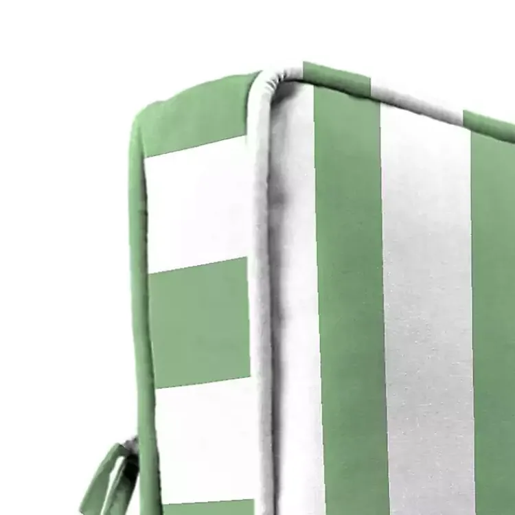 Kirklands Home Green Striped Outdoor Deep Seat Cushion Discount