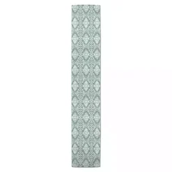 Kirklands Home Symmetrical Vines Table Runner Green Sale