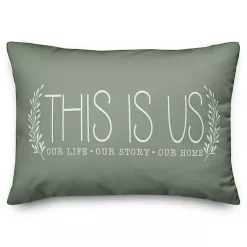 Pillows>Kirklands Home This Is Us Pillow Green