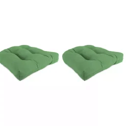 Kirklands Home Tufted Outdoor Chair Cushions, Set of 2 Green Outlet