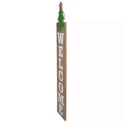 Outdoor Christmas Decorations>Kirklands Home Green Welcome Christmas Tree Wall Decoration
