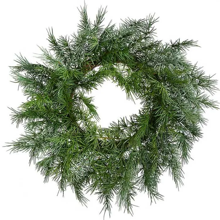 Wreaths>Kirklands Home Woolsey Pine Christmas Wreath Green