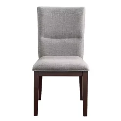 Kirklands Home Greige and Walnut Dining Chairs, Set of 2 Discount