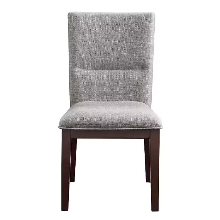 Kirklands Home Greige and Walnut Dining Chairs, Set of 2 Discount