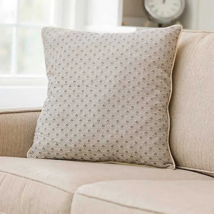 Pillows>Kirklands Home Grey Pin Point Pillow