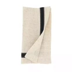 Kirklands Home Grosgrain Accent Napkins, Set of 4