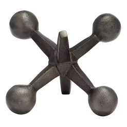 Statues & Figurines>Kirklands Home Gunmetal Metal Jack Sculpture Gray