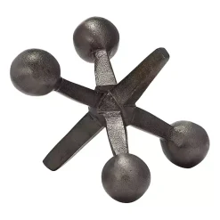 Statues & Figurines>Kirklands Home Gunmetal Metal Jack Sculpture Gray