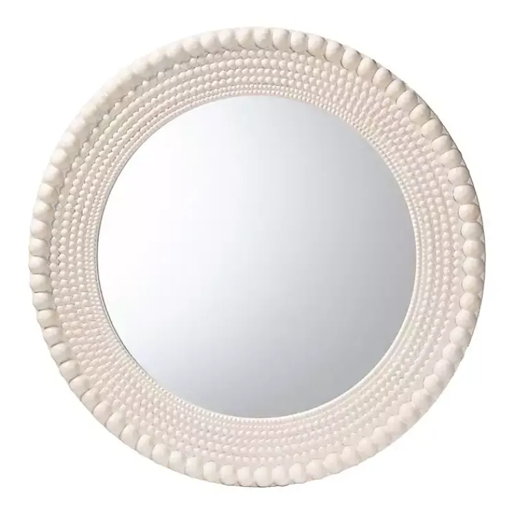 Kirklands Home Halle Pearl Wall Mirror White Outlet