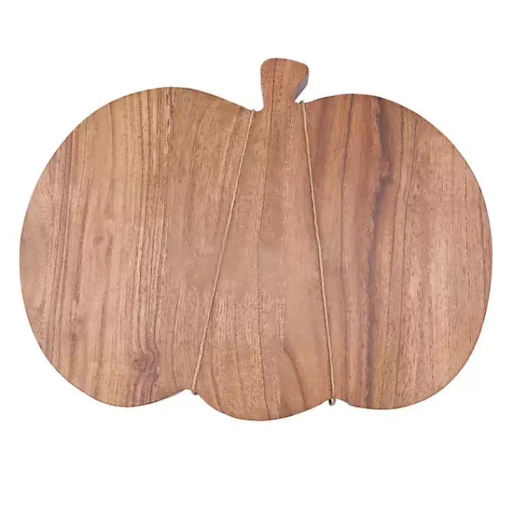 Halloween>Kirklands Home Halloween Pumpkin Serving Board with Spreader Brown