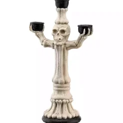Halloween>Kirklands Home Halloween Skeleton Candelabra