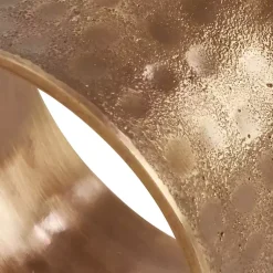 Kirklands Home Hammered Brass Inverted Napkin Rings, Set of 4 Gold Sale