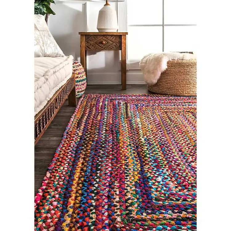 Kirklands Home Hand Braided Tammara Area Rug, 5x8 Multi Best