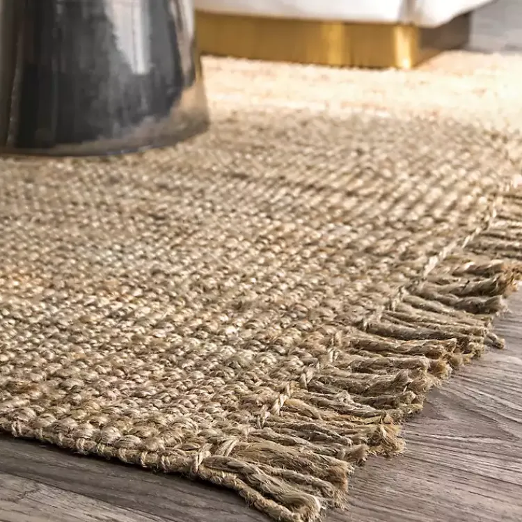 Kirklands Home Hand Woven Chunky Loop Jute Caspar Runner Tan Best