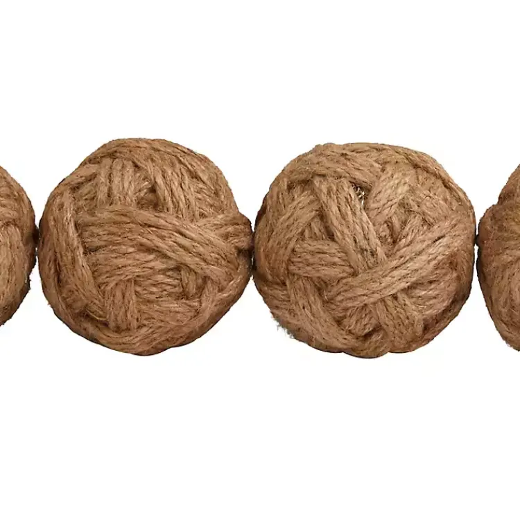 Bowl Filler>Kirklands Home Handmade Woven Rope Jute Orbs, Set of 4 Brown