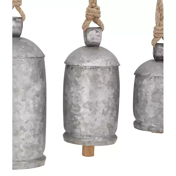Decorative Accents>Kirklands Home Hanging Decorative Bells, Set of 3 Silver