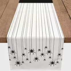 Kirklands Home Hanging Spiders Halloween Table Runner Best