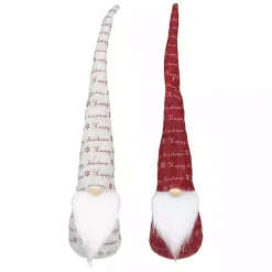 Christmas Decorations>Kirklands Home Happy Christmas Gnomes, Set of 2