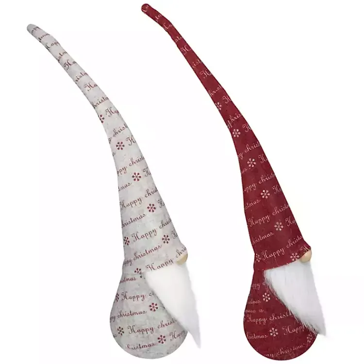 Christmas Decorations>Kirklands Home Happy Christmas Gnomes, Set of 2