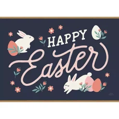 Easter Decorations>Kirklands Home Happy Easter Bunnies Framed Canvas Art Print