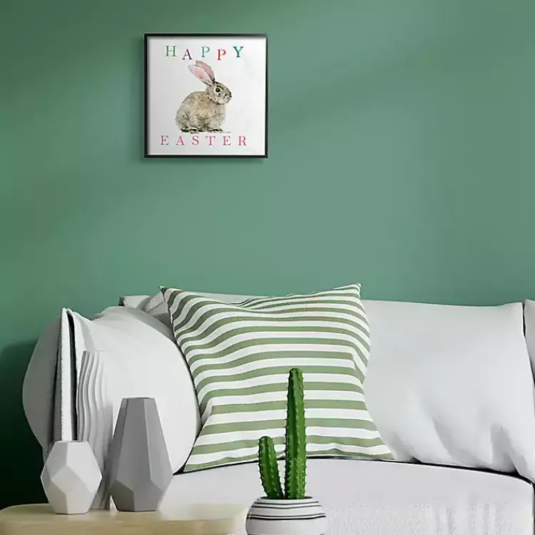 Easter Decorations>Kirklands Home Happy Easter Bunny Rabbit Framed Art