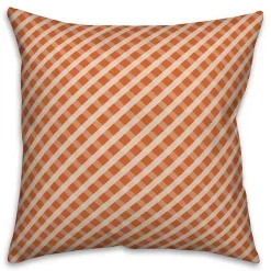 Halloween>Kirklands Home Happy Halloween Double Sided Outdoor Pillow Orange
