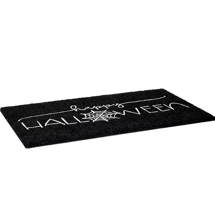 Halloween>Kirklands Home Happy Halloween Spider Web Doormat