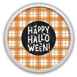 Halloween>Kirklands Home Happy Halloween Framed Canvas Art Print White