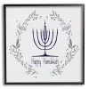 Hanukkah Decorations>Kirklands Home Happy Hanukkah Wreath Framed Art Print