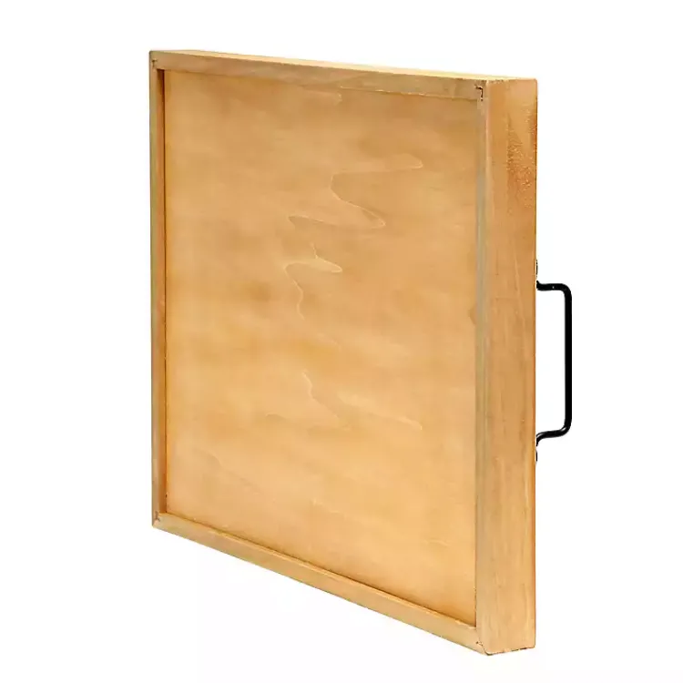 Fall>Kirklands Home Happy Harvest Wood Tray Tan