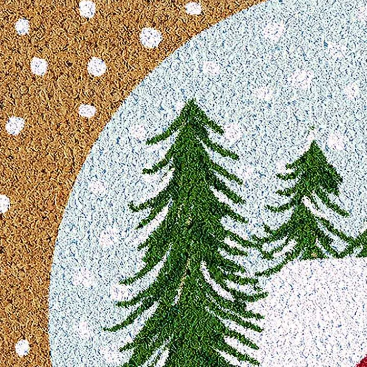 Outdoor Christmas Decorations>Kirklands Home Happy Holidays Half Circle Coir Doormat