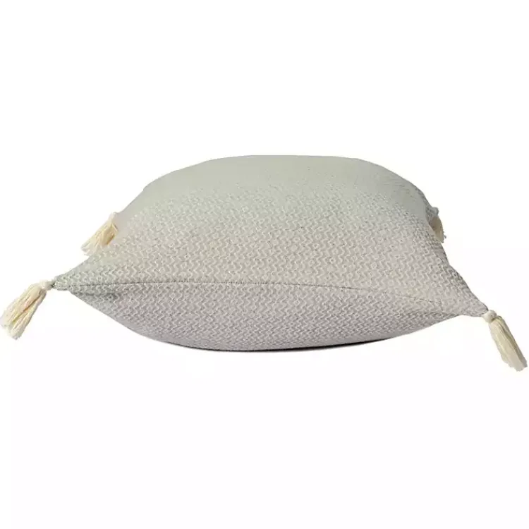 Pillows>Kirklands Home Harbor Chevron Organic Cotton Throw Pillow Gray