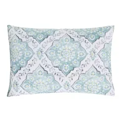 Kirklands Home Harlen Mosaic 3-pc. Full/Queen Quilt Set Blue New