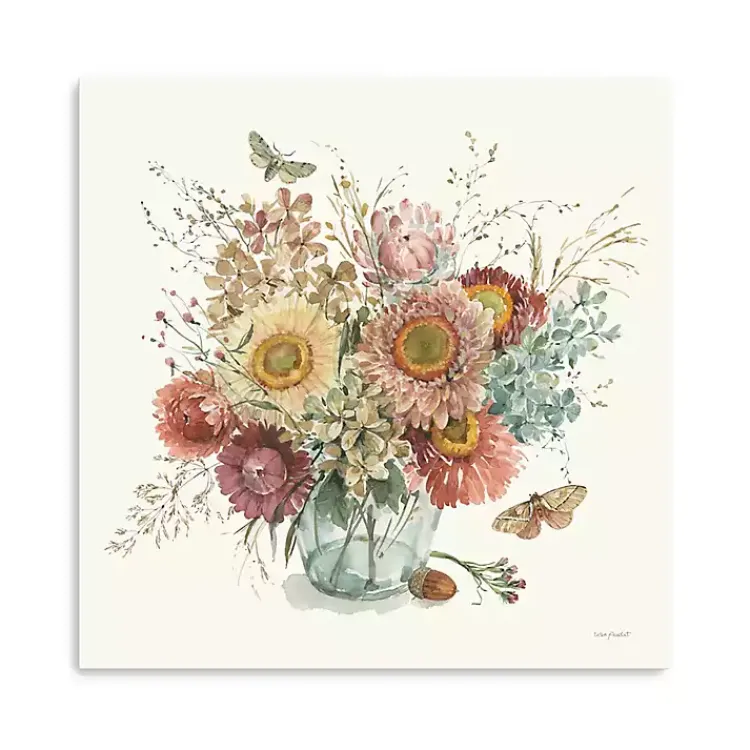 Fall>Kirklands Home Harvest Bouquet Canvas Art Print, 30x30 in. Multi