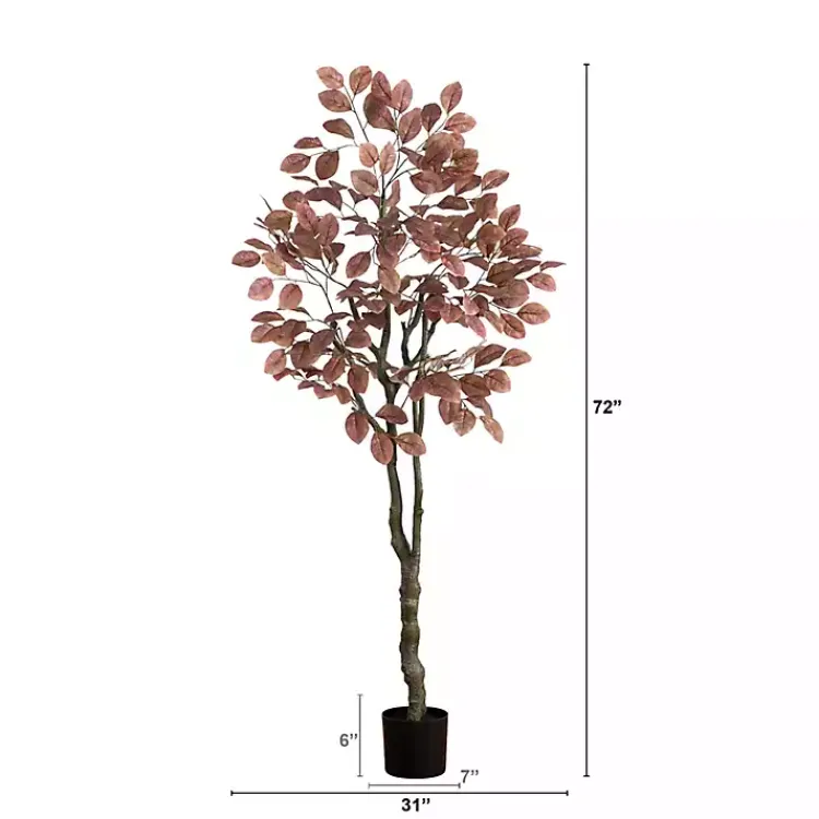 Trees & Topiaries>Kirklands Home Harvest Dogwood Tree in Nursery Planter, 6 ft.