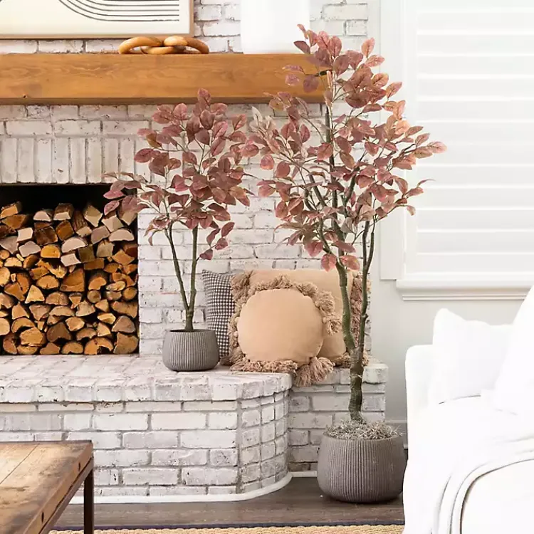 Trees & Topiaries>Kirklands Home Harvest Dogwood Tree in Nursery Planter, 6 ft.