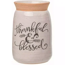 Fall>Kirklands Home Harvest Sentiment Ceramic Vases, Set of 2 White