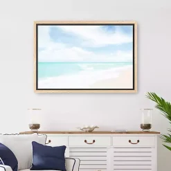 Kirklands Home Hawaiian Beach Framed Canvas Art Print Sale