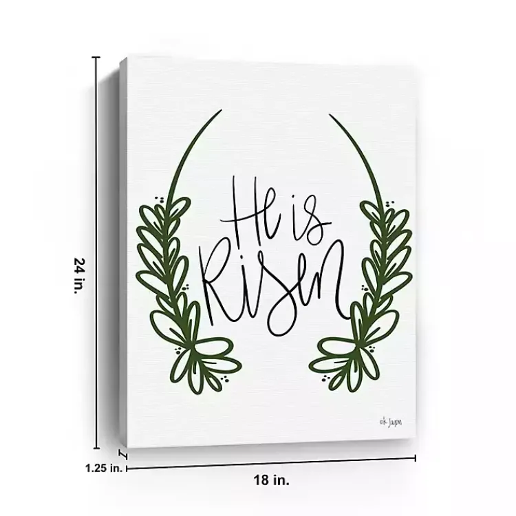 Easter Decorations>Kirklands Home He is Risen Canvas Art Print