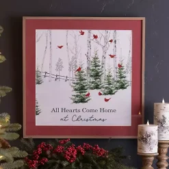Christmas Art & Wall Decor>Kirklands Home Hearts Come Home at Christmas Framed Art Print