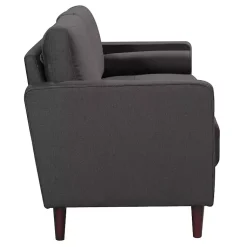 Kirklands Home Heather Chelsea Modern Loveseat Gray Hot