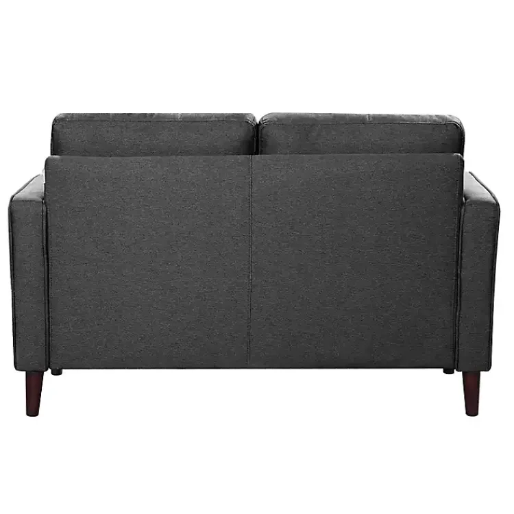 Kirklands Home Heather Chelsea Modern Loveseat Gray Hot
