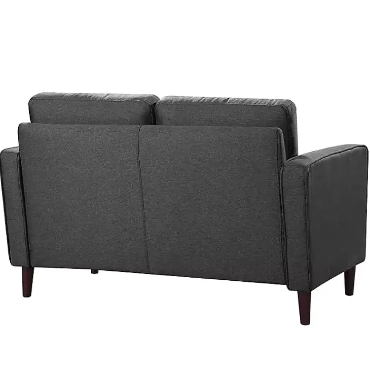 Kirklands Home Heather Chelsea Modern Loveseat Gray Hot