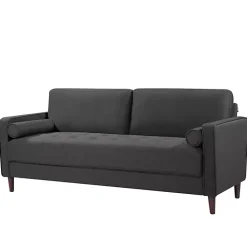 Kirklands Home Heather Chelsea Modern Sofa Gray Clearance