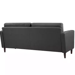 Kirklands Home Heather Chelsea Modern Sofa Gray Clearance
